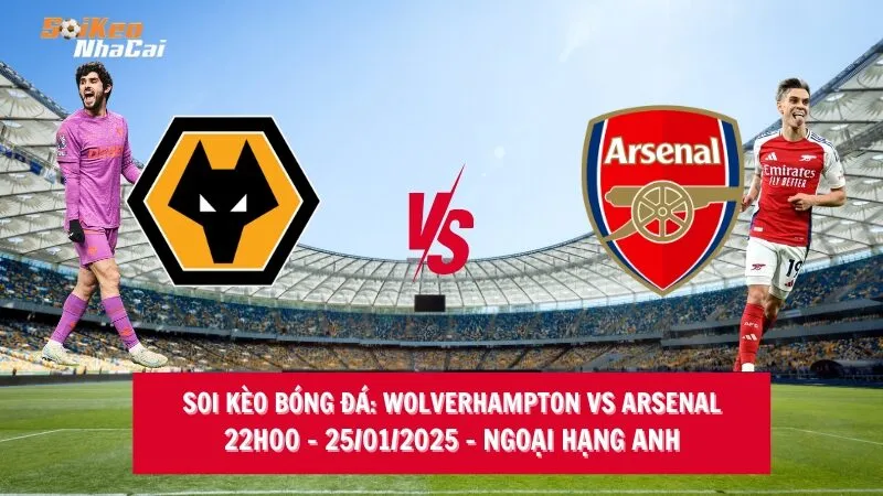 Soi kèo nhà cái Wolverhampton vs Arsenal – 22h00 – 25/01/2025 – Ngoại hạng Anh